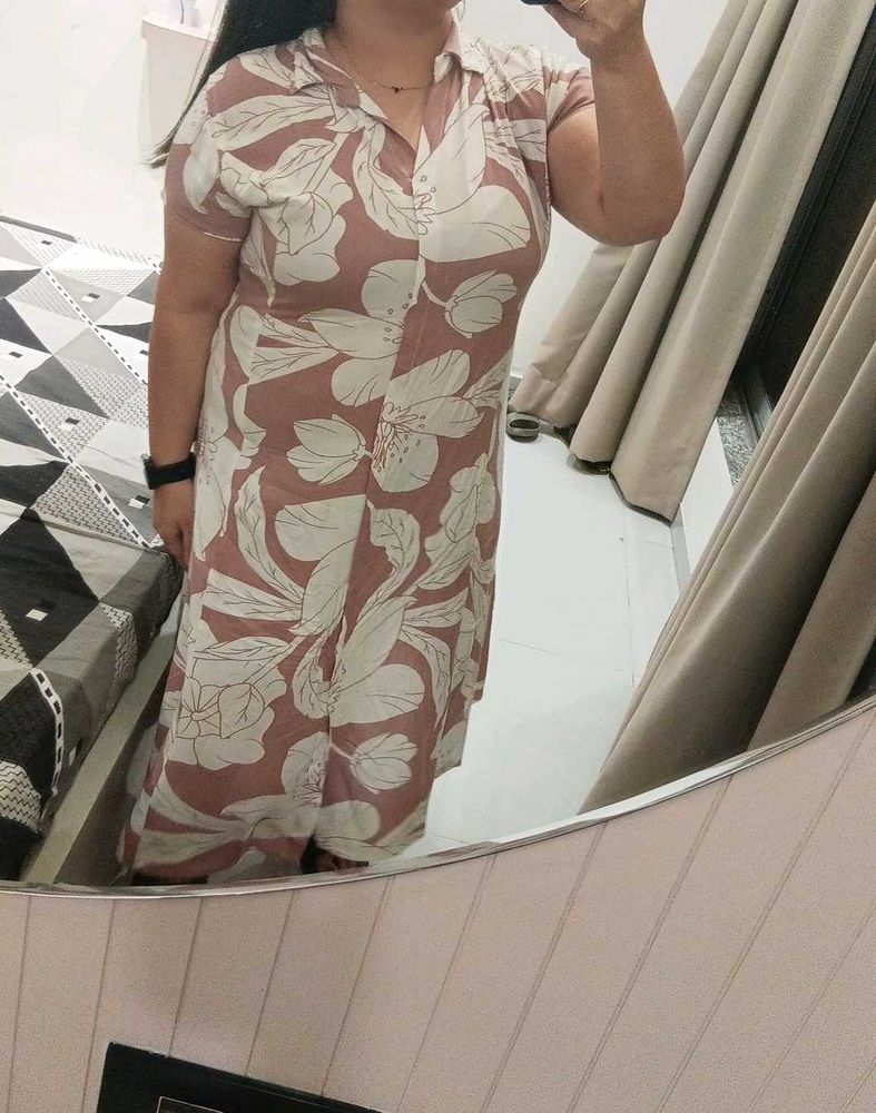 Floral Print Dress Cotton