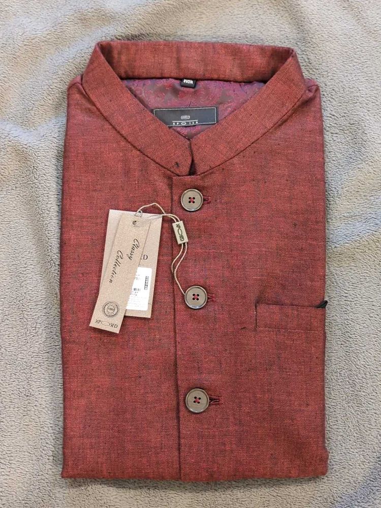 XXL - Maroon Nehru Jacket