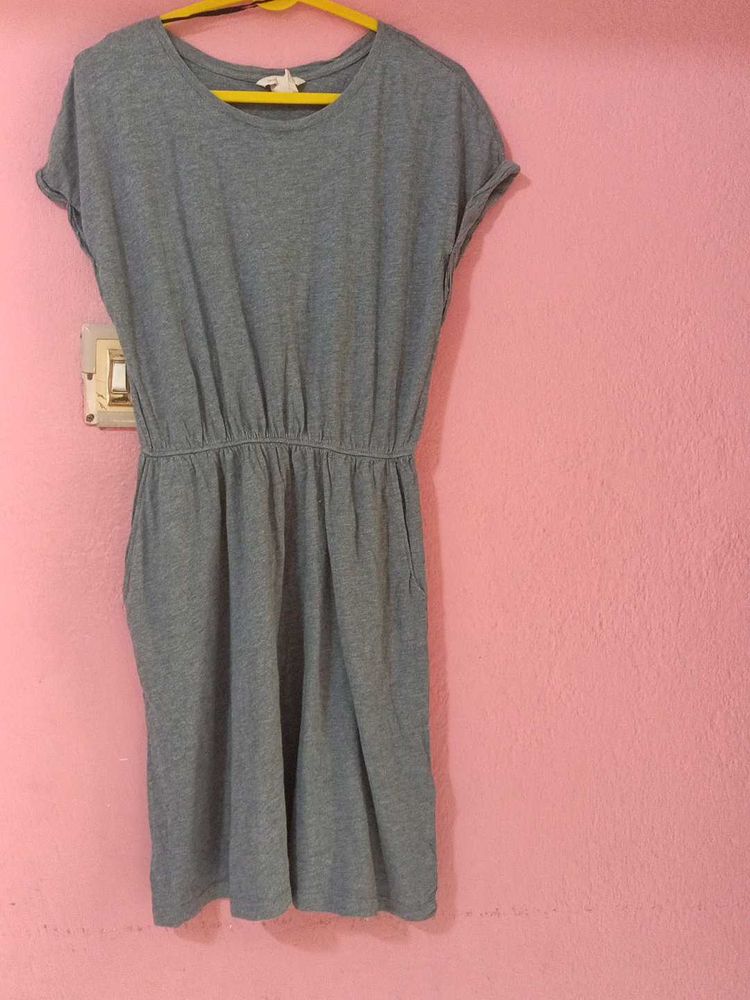 Gray Casual Dress