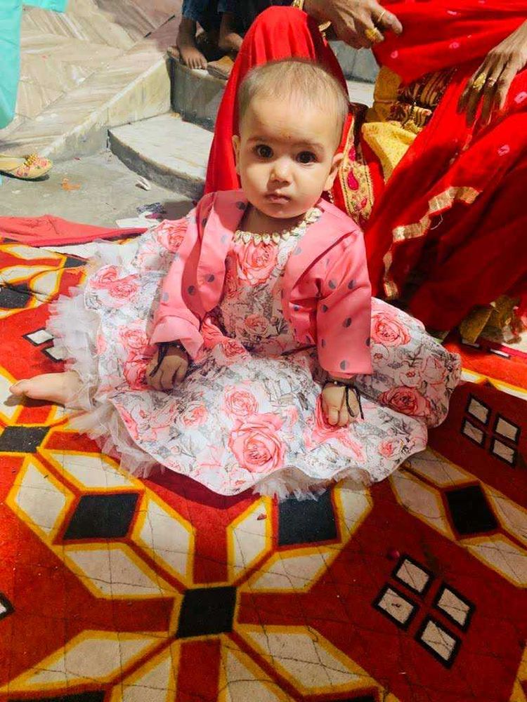 Pink Floral Baby Dress