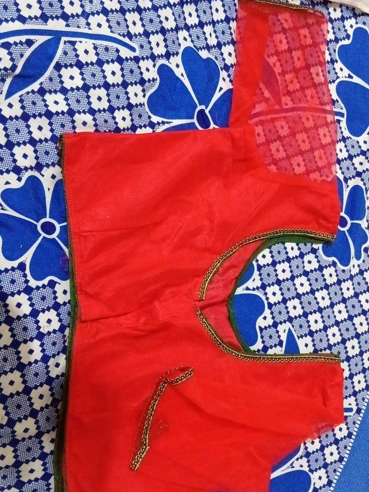 Red Saree Blouse