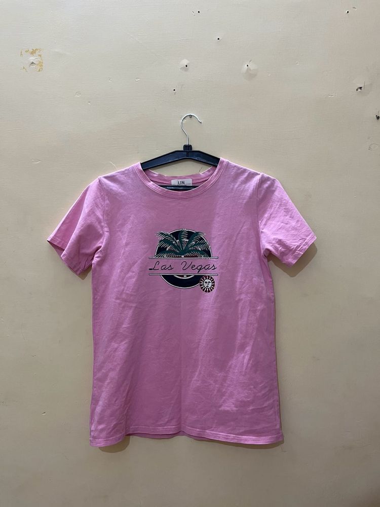 Pink Printed T-shirt ✨