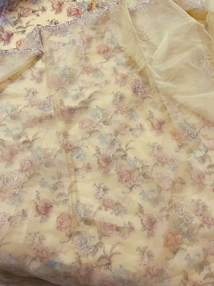 Organza Heavy Embroidered Suit