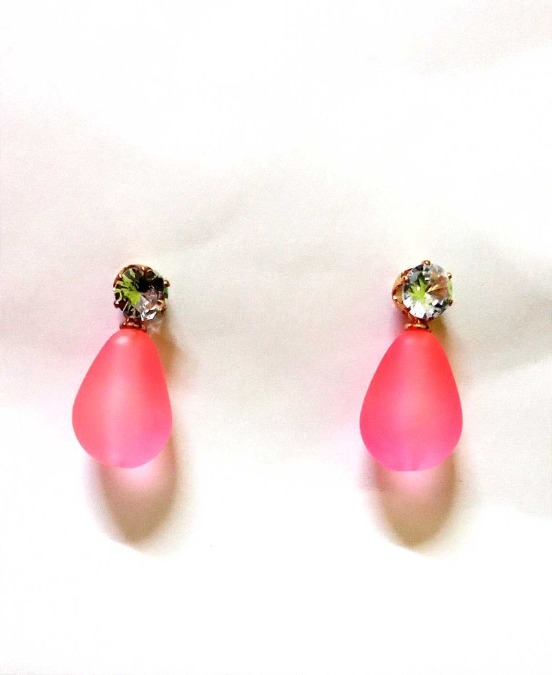 Soft Pink Fashionable Earrings