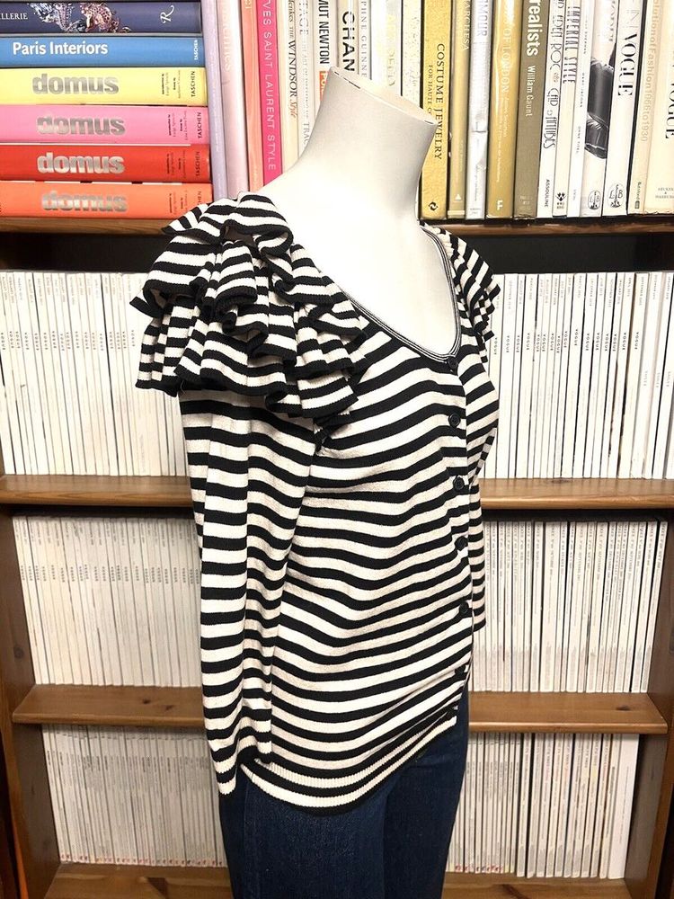 H&amp;m Striped Cotton Cardigan Sweater