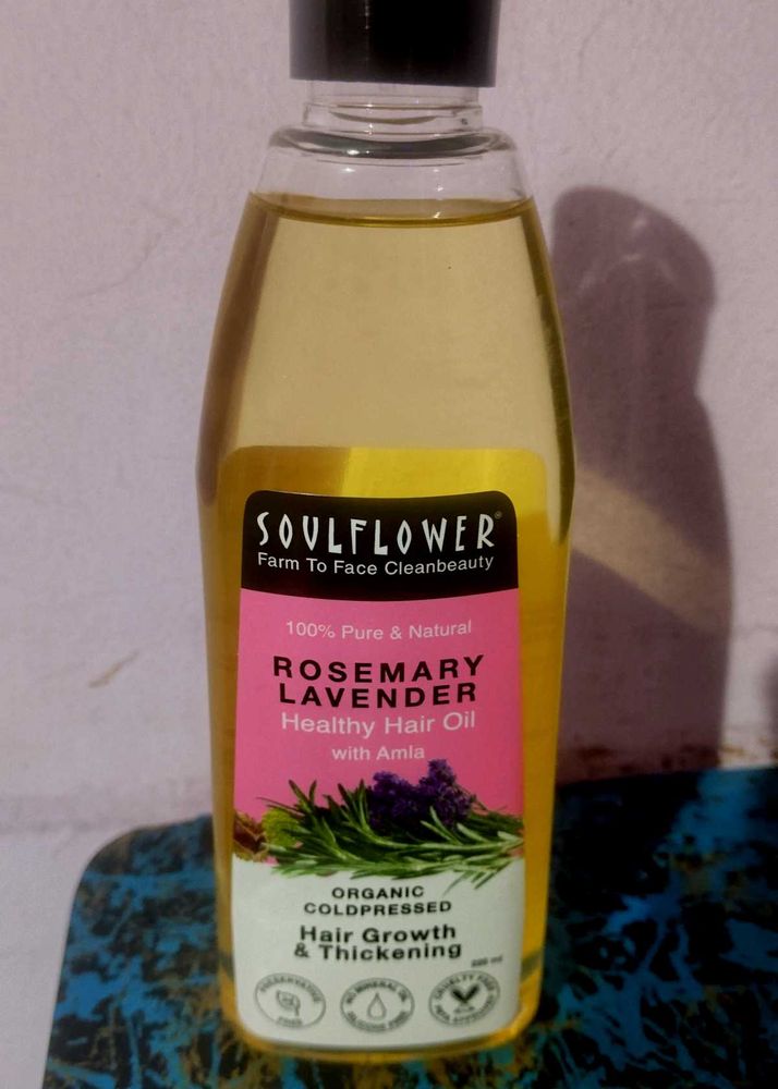 Soulflower Rosemary Lavender Hair Oil