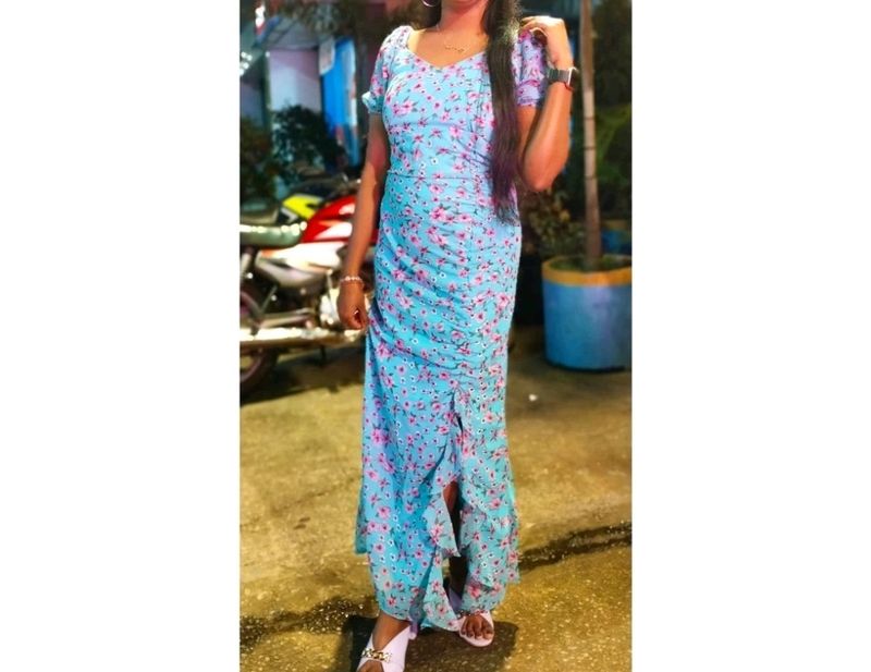 Sky Blue Dress 👗