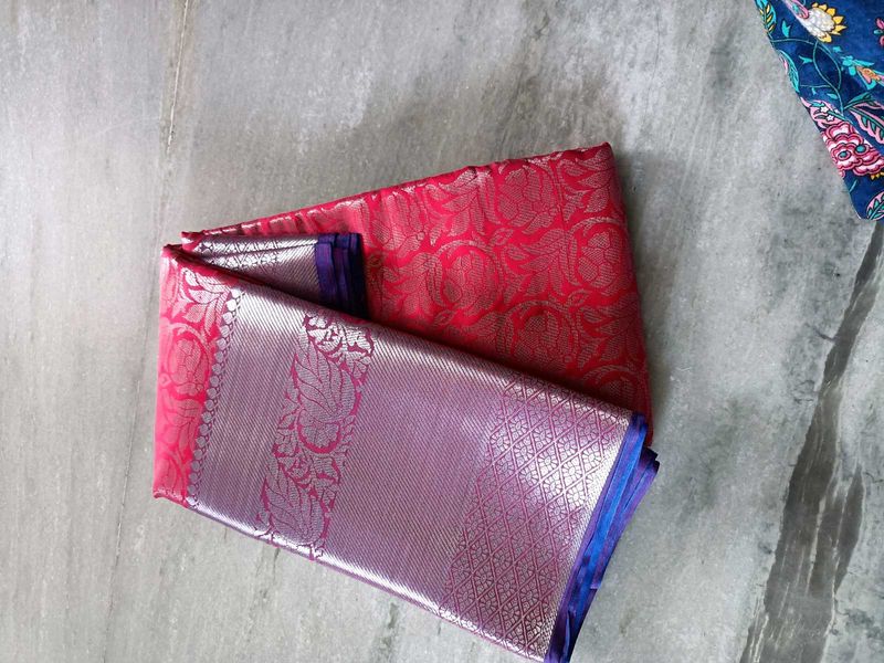 Elegant Red Banarasi Saree