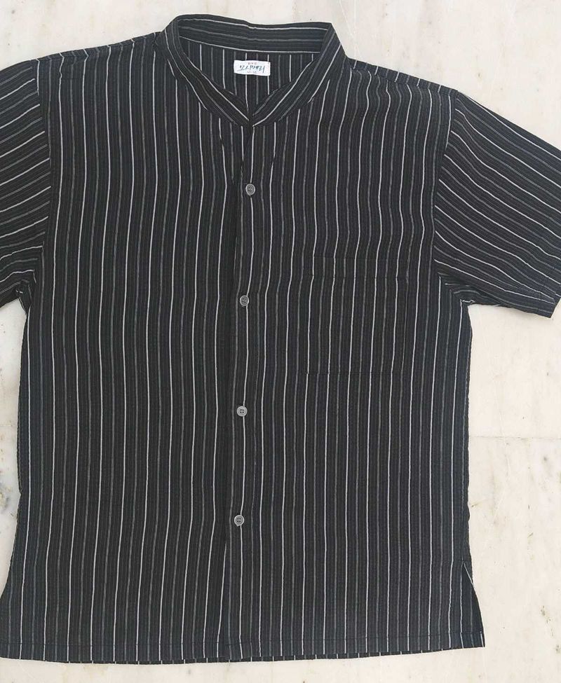 Striped Black Shirt