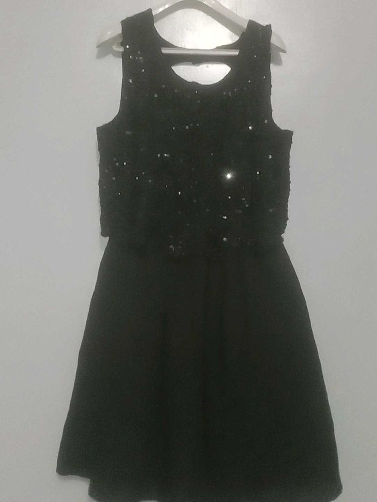 Beautiful Black Frock Dress