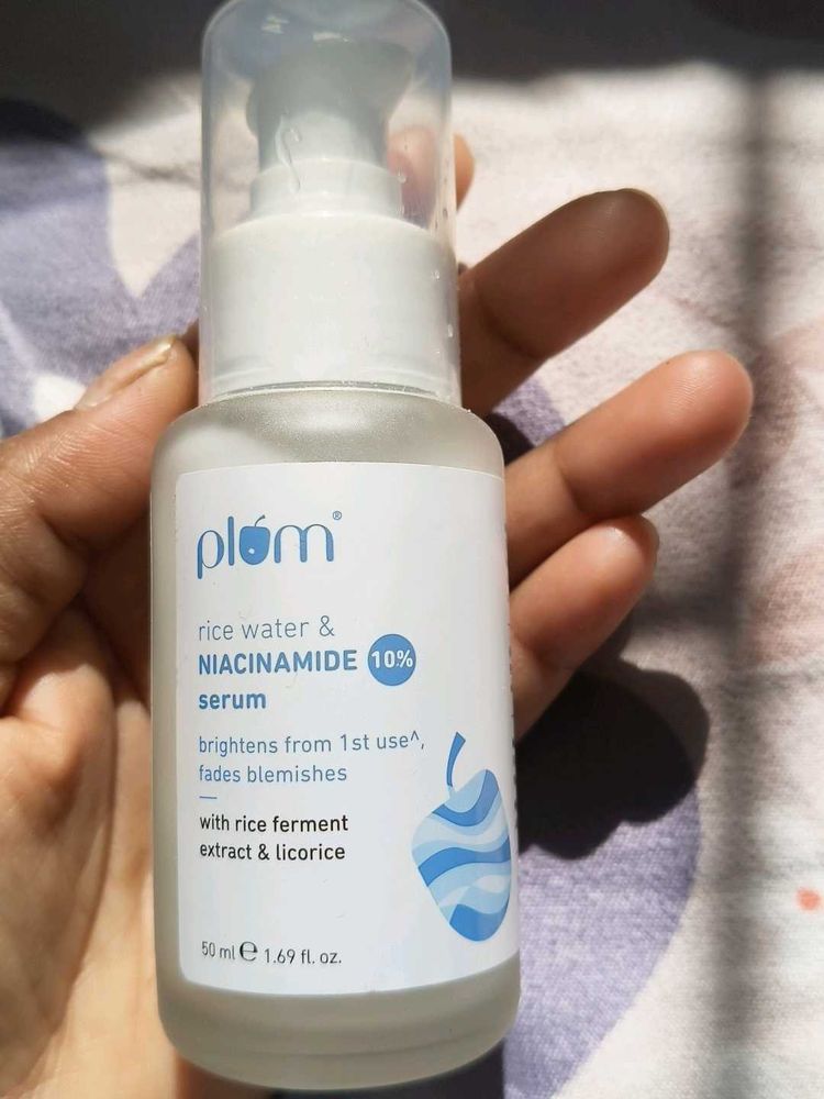 Plum Rice Water &amp; Niacinamide Serum