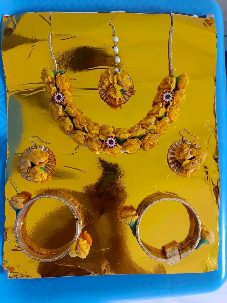 New Floral Jewellery Set For Haldi