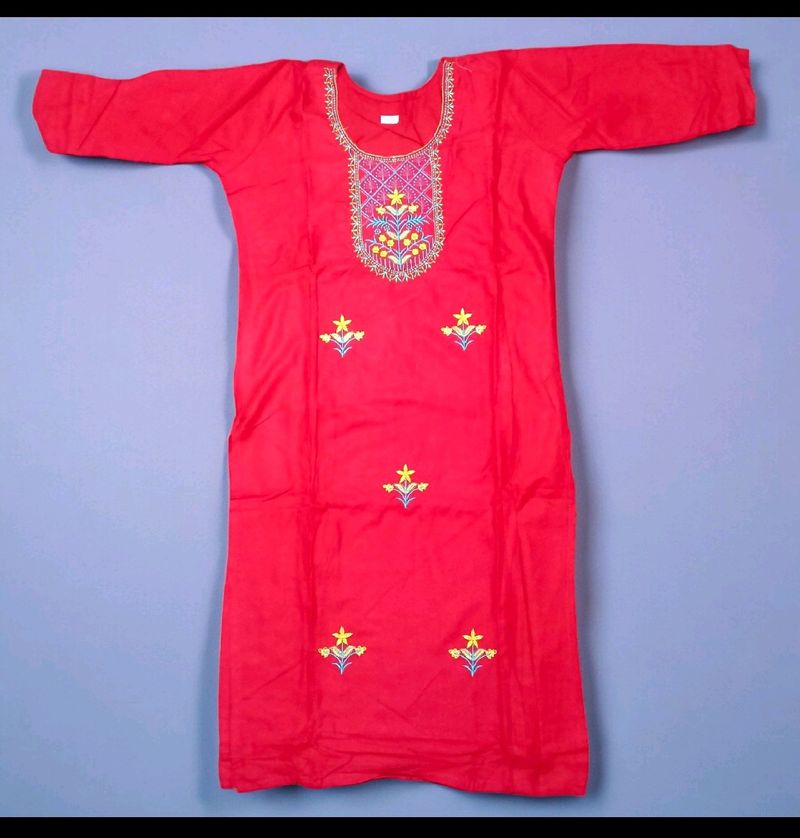 Red Kurti