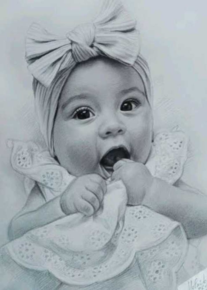 ♡Customised Charcoal Portrait♡