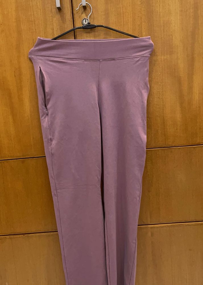 Mauve BlissClub Lounge Pants With Zip Pockets