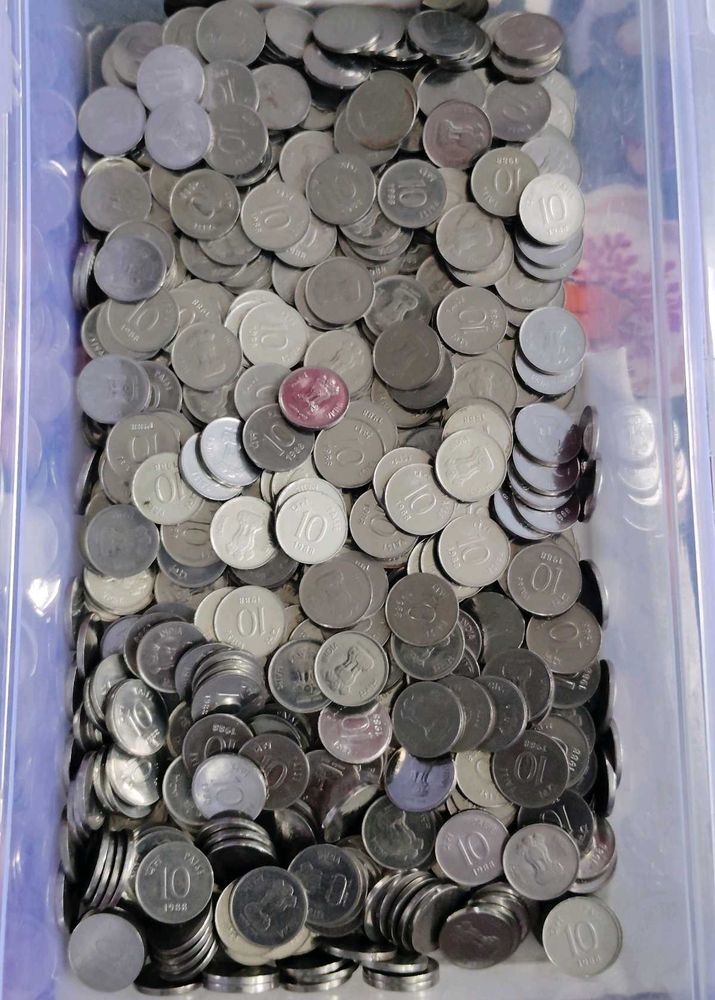 Collectible Coins 1988 10 Paise Unc 100pcs Set