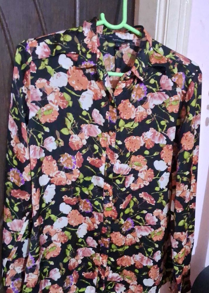 Van Heusen Floral Print Blouse - Size S