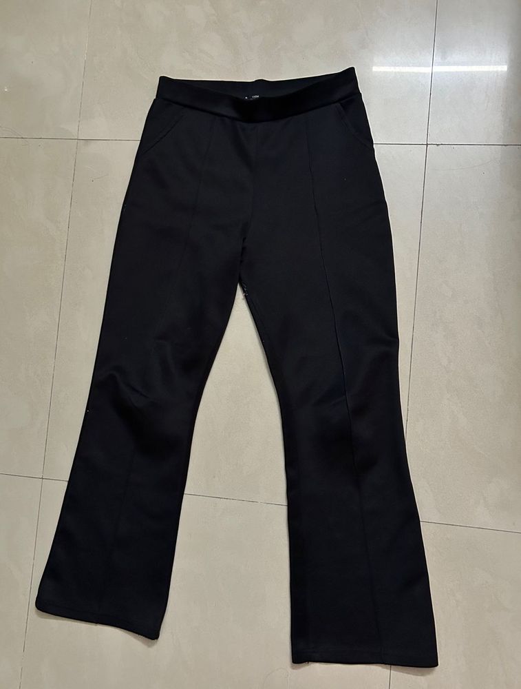 Black Flared Pants