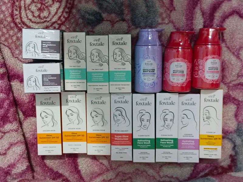 (Pack Of 25) Foxtale Skincare Set