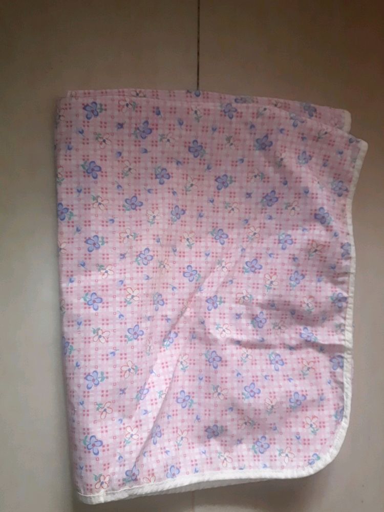 Girl Baby Matress And Bedsheet