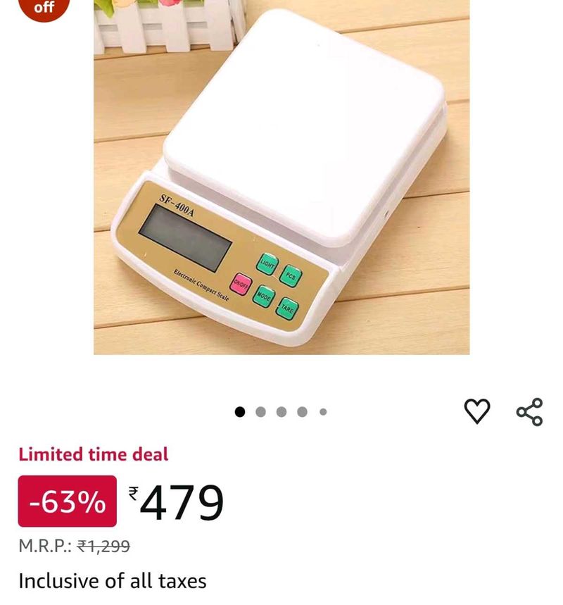 Electronic Kitchen Scale 100% New Working