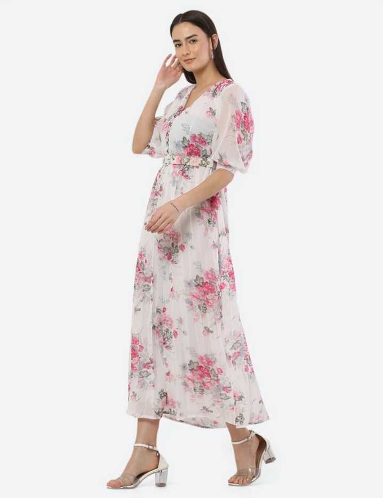 Floral Print Maxi Dress