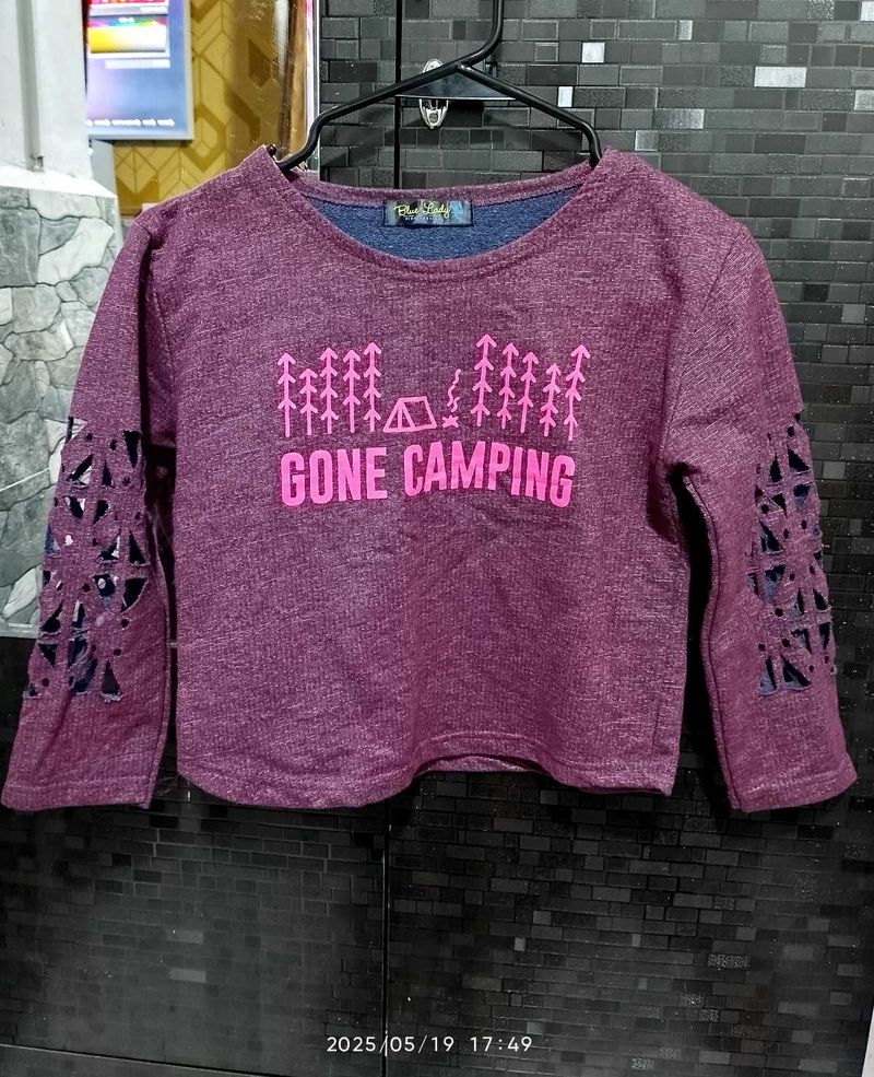 Crop Top, Great For Day Date With Friends