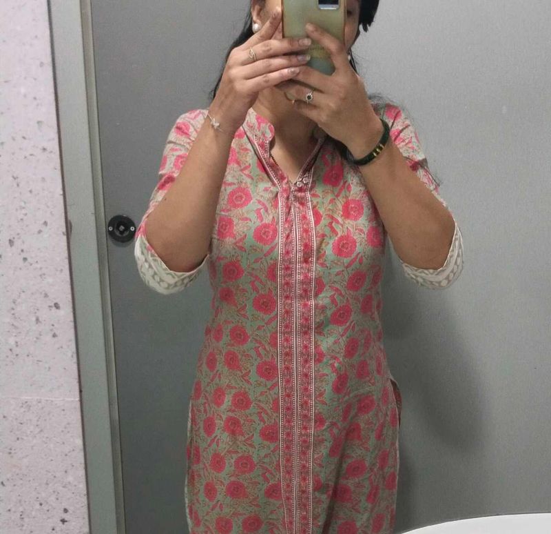 Libas Floral Kurti Set