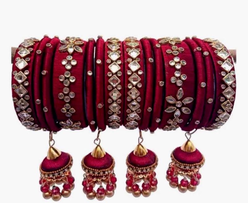 Silk Thread Bangles ✨🫰