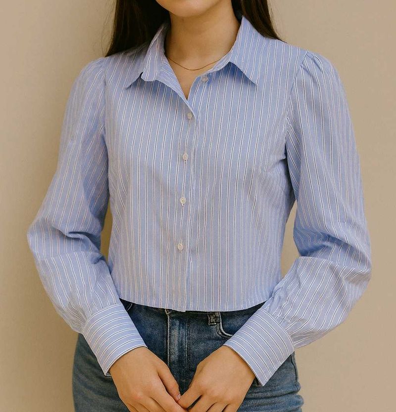 Blue Striped Shirt