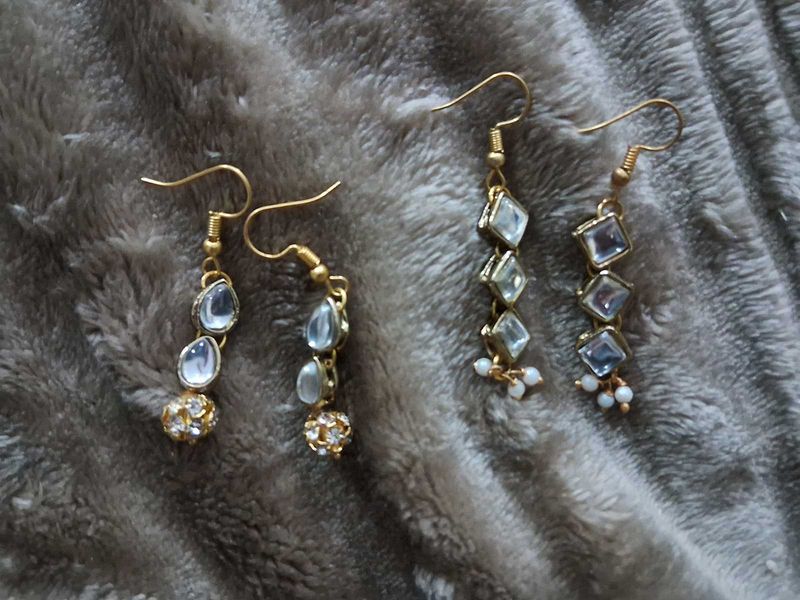 combo of 2 pairs Elegant Dangle Earring
