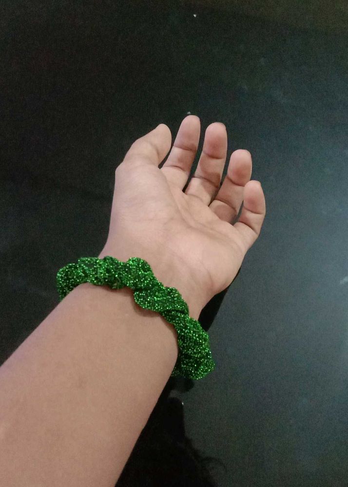 Green Beaded Bracelet