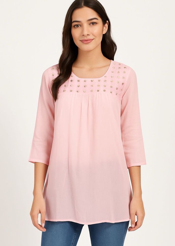 Pink Beautiful Top For Women
