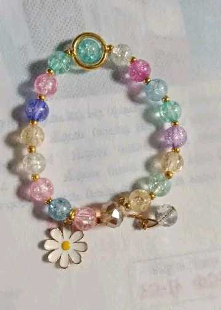 Daisy Charm Bracelet