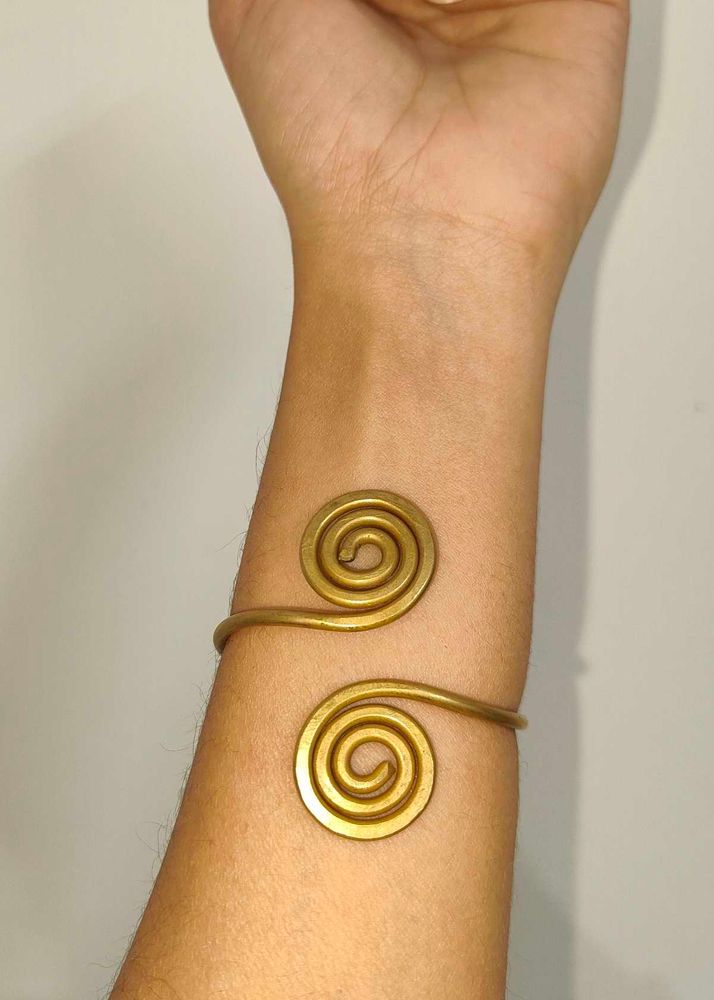 Antique Tribal Bracelet And Ring Set
