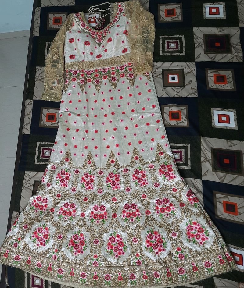 Embroidered Anarkali Dress