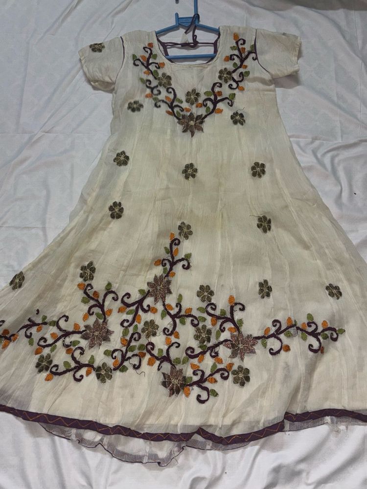 Embroidered Floral Dress