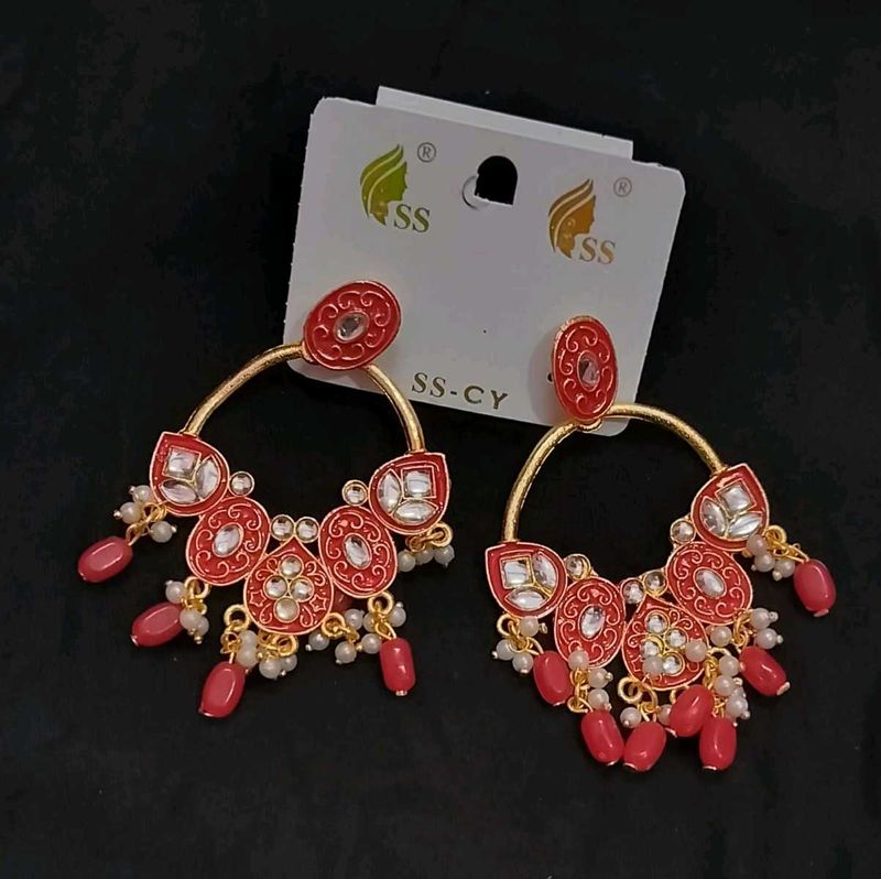 Beautiful Red Earring