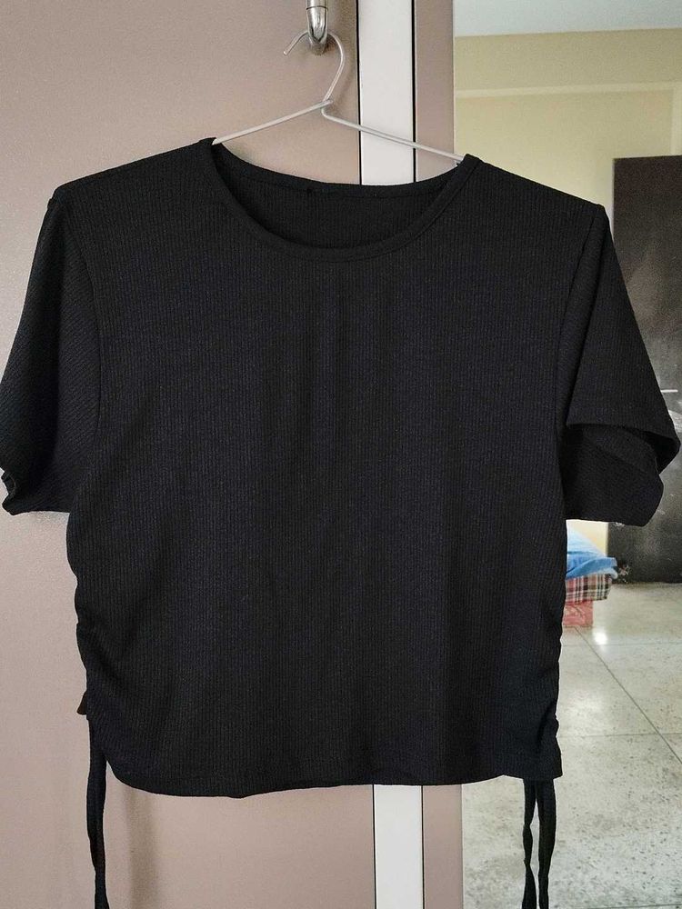 Black Crop Top