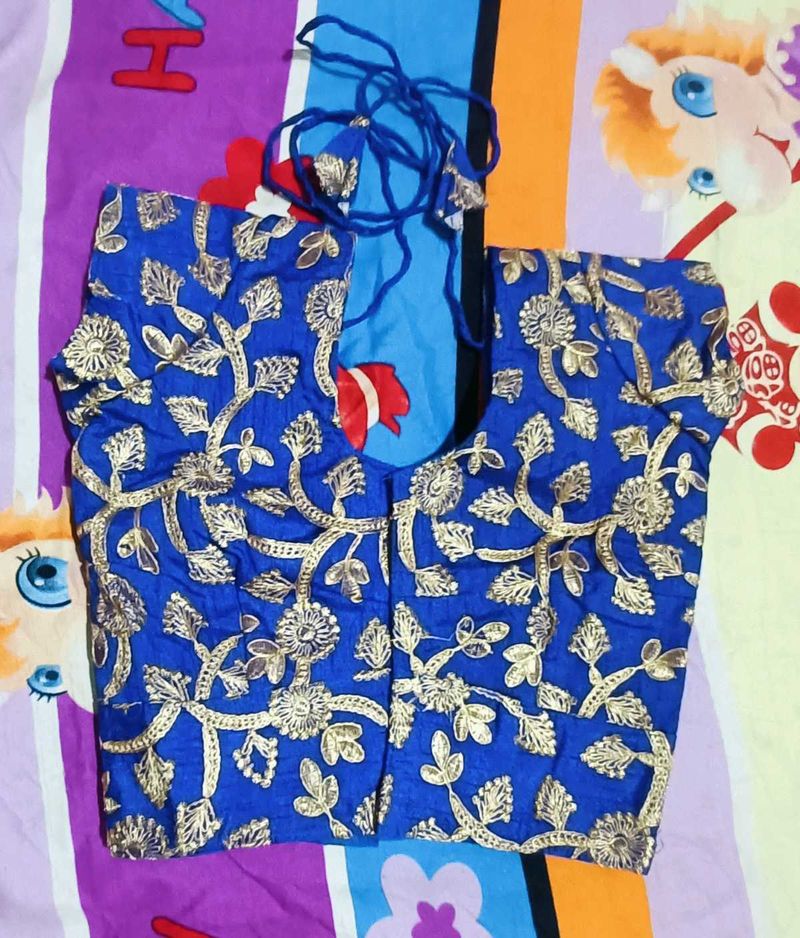 Beautiful Embroidery  Work Design  Blouse