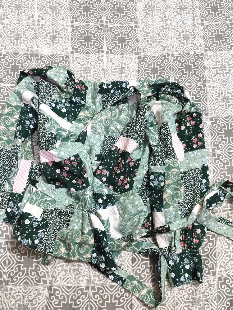 Floral Patchwork Blouse