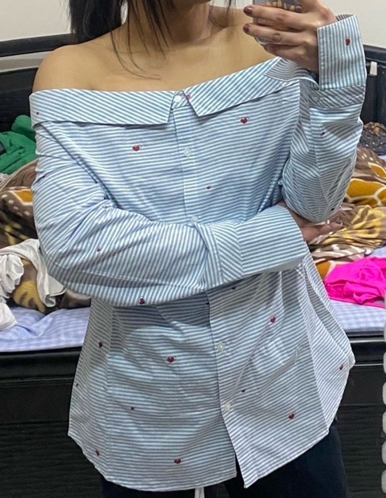 Off Shoulder Shirt