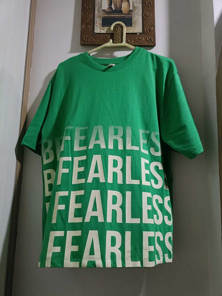 Green Fearless Tee