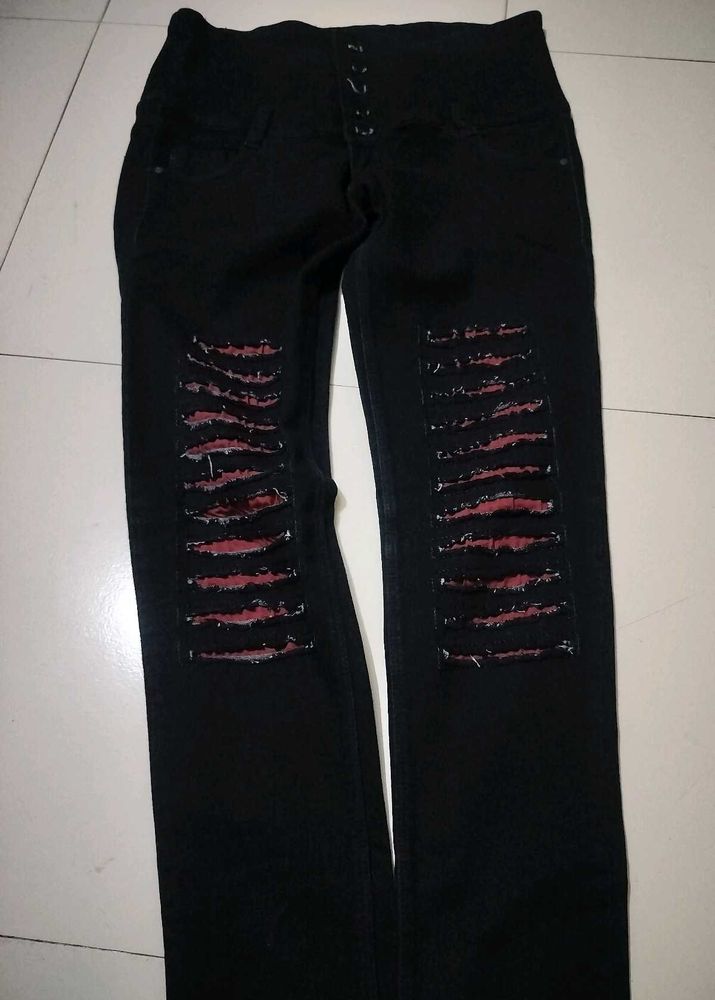 Ripped Black Jeans