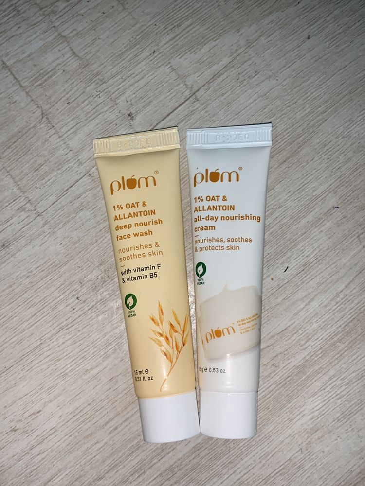 ₹30 🚚ship Plum Oat Cream &amp;facewash