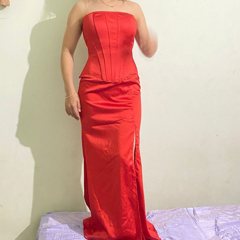 Red Corset Dress