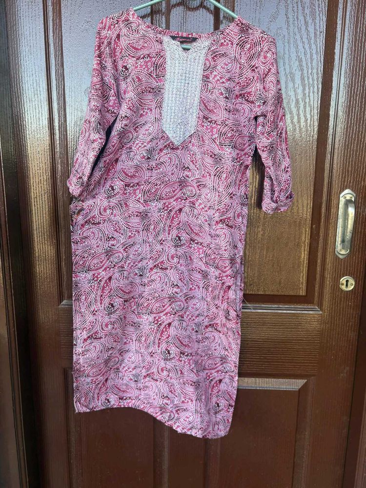 Paisley Print Kurta