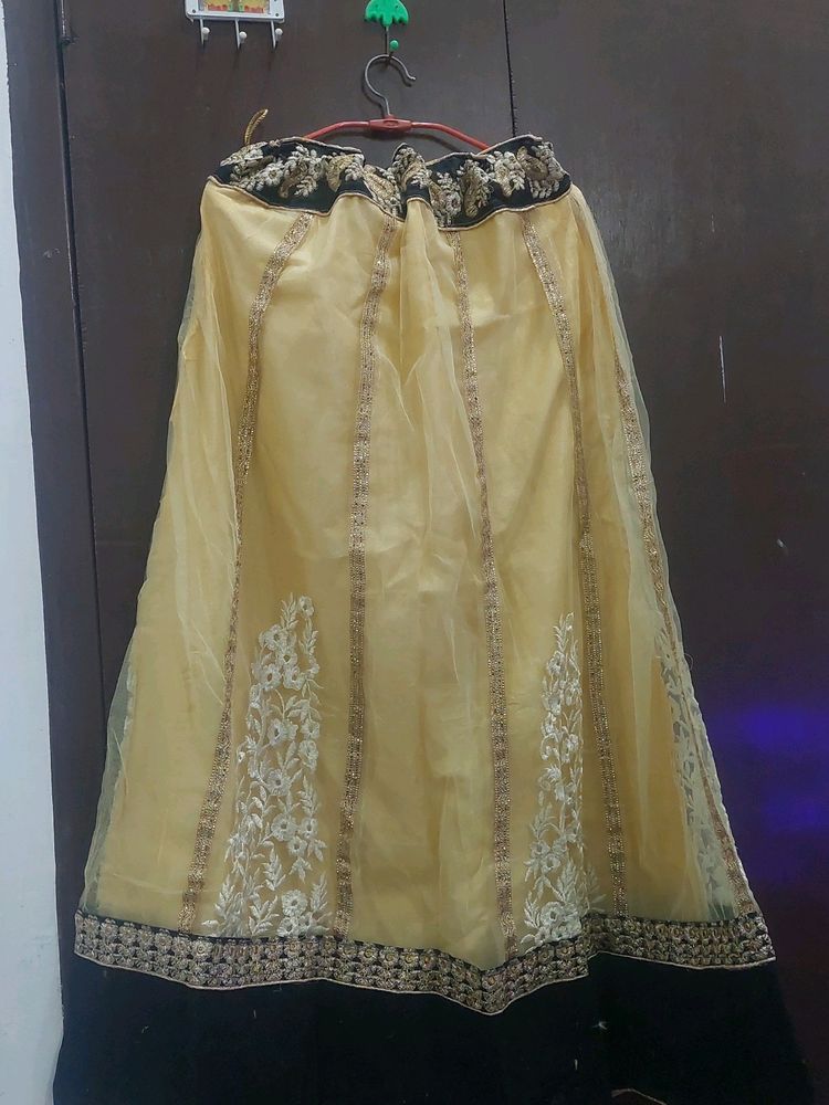 Back Less Blouse Lehanga