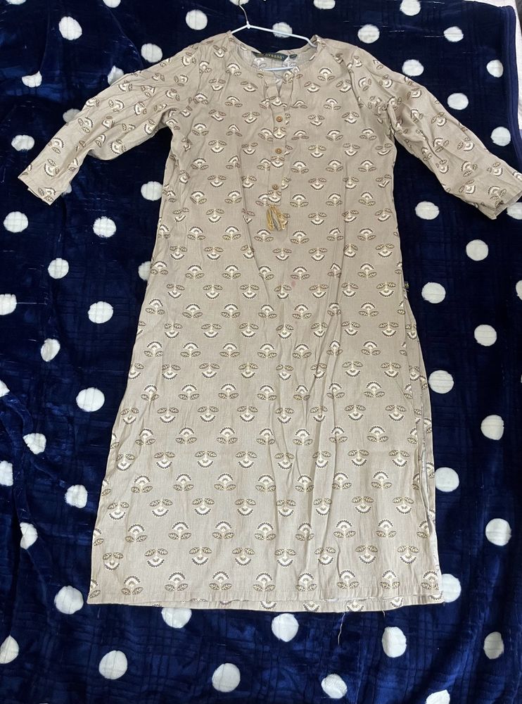Grey Women Casual Kurta