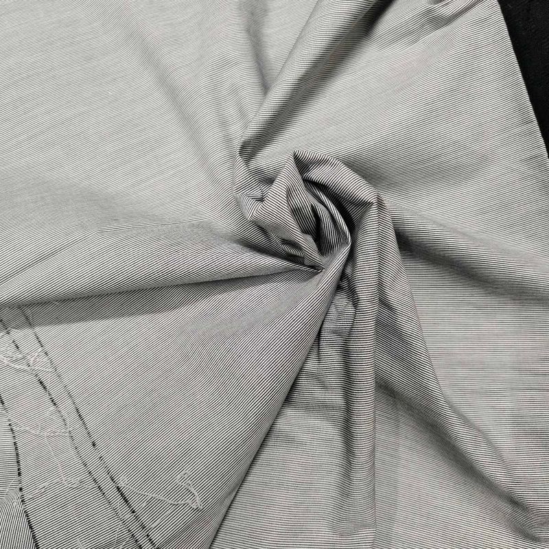Cotton Grey Shirt Material Fabric